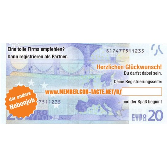 CON-GELD-Scheine 11Stück